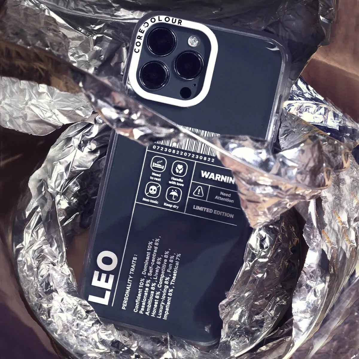 iPhone 12 Pro Warning Leo Phone Case