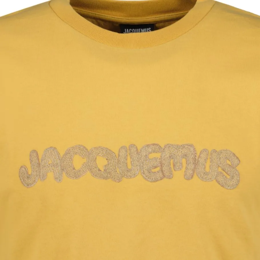 JACQUEMUS LE RAPHIA T-SHIRT YELLOW
