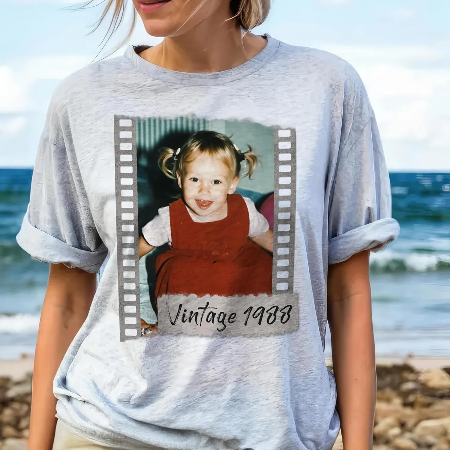 JIX & JOKY Custom Your Own Bootleg Rap Tee Custom Girlfriend Face Shirt for Boyfriend Vintage Birthday Valentine Shirt