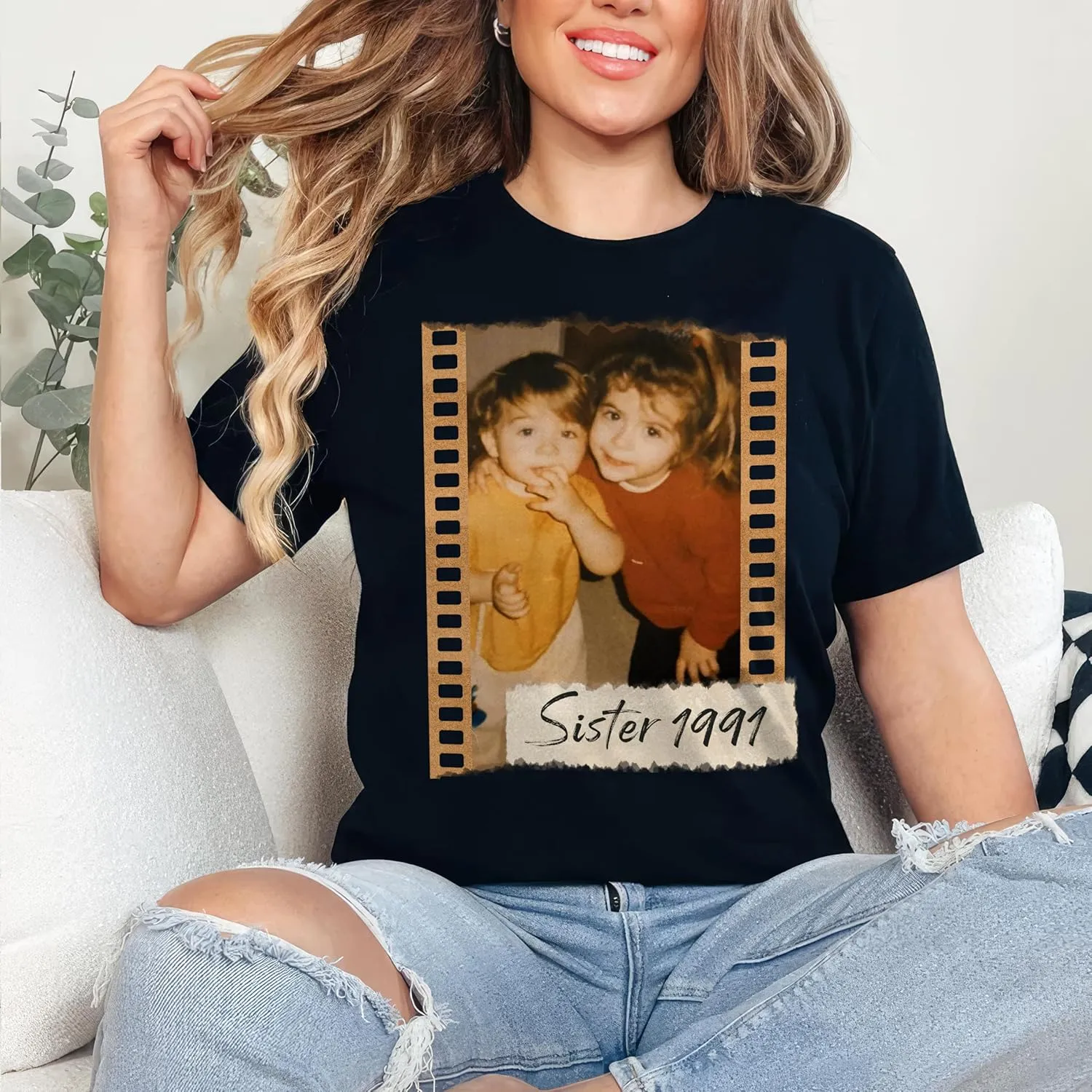 JIX & JOKY Custom Your Own Bootleg Rap Tee Custom Girlfriend Face Shirt for Boyfriend Vintage Birthday Valentine Shirt