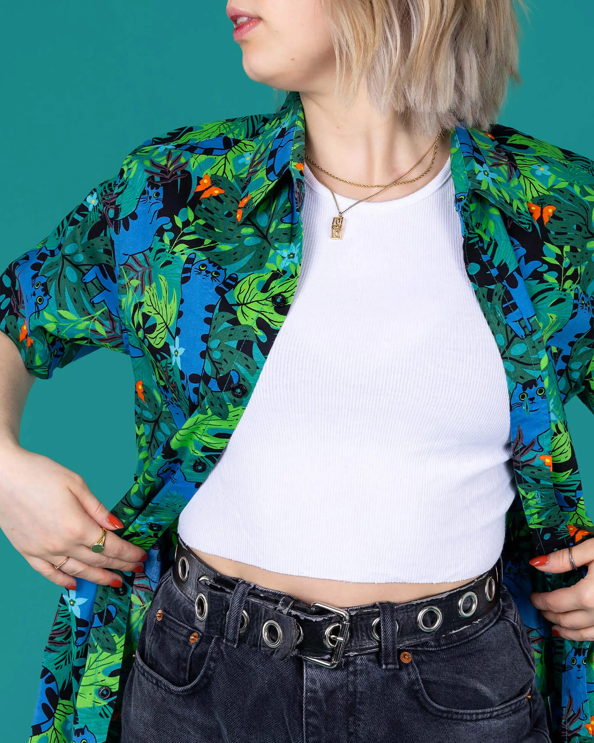 Jungle Cats Short Sleeve Shirt