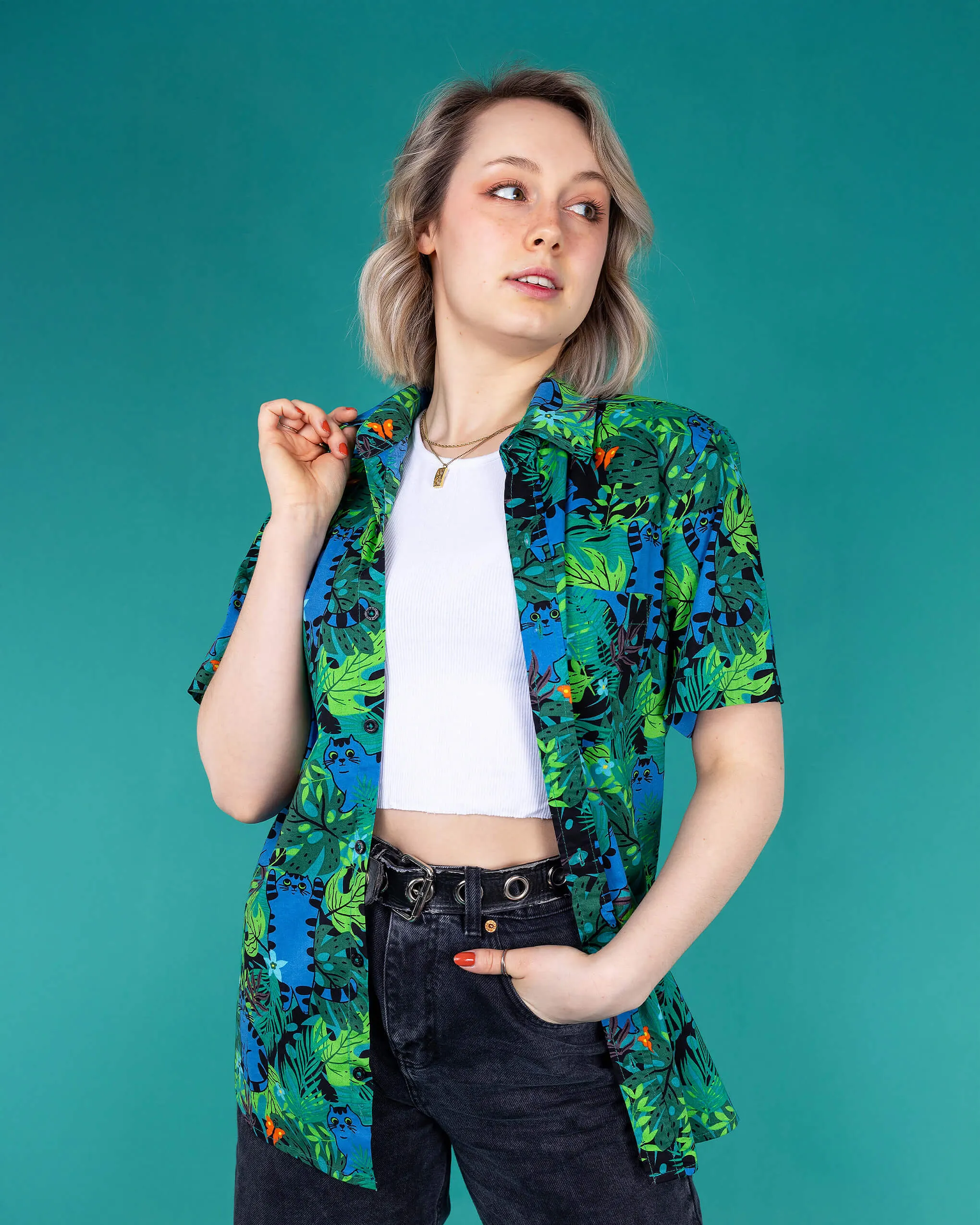 Jungle Cats Short Sleeve Shirt