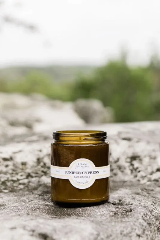 juniper cypress soy candle