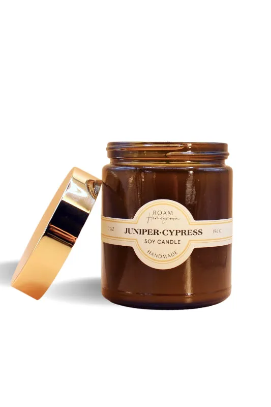 juniper cypress soy candle