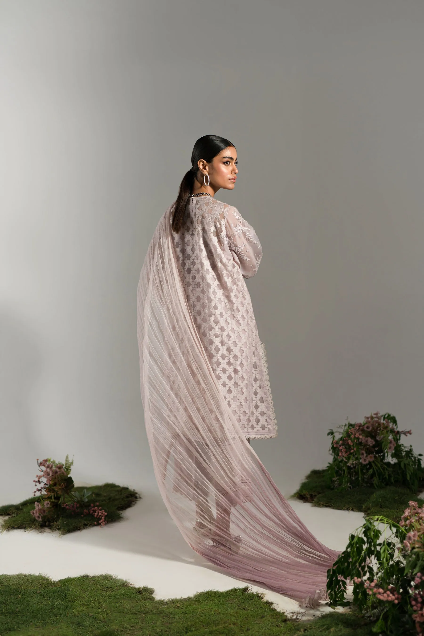 Lily '24 - Lilac Dusk Embroidered Set (D-05)