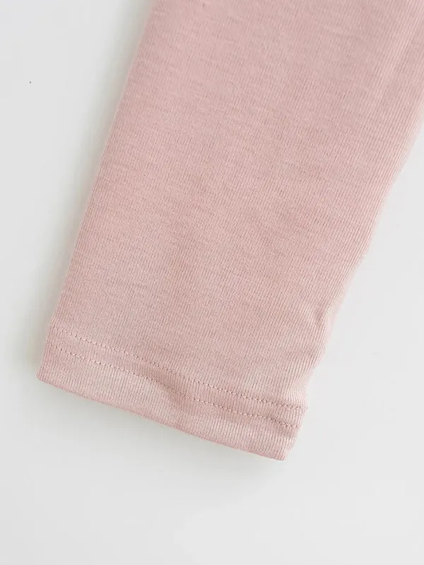 Long Sleeves Skinny Pleated Solid Color Split-Joint V-Neck T-Shirts