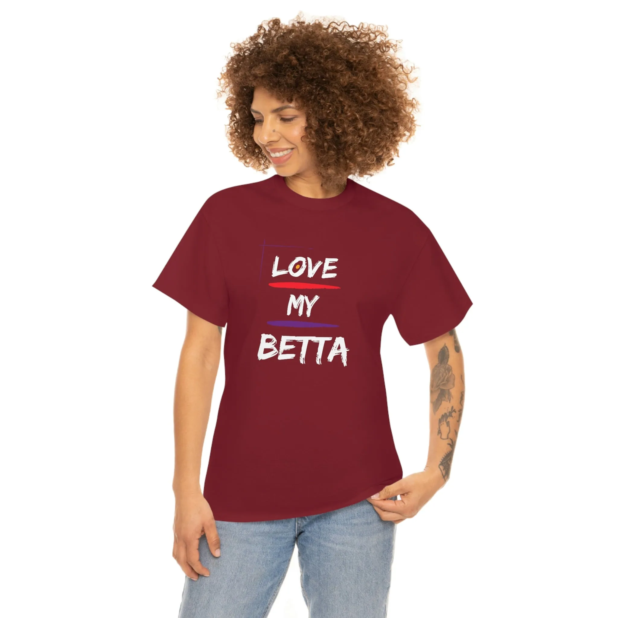 Love My Betta Heavy Cotton T-Shirt