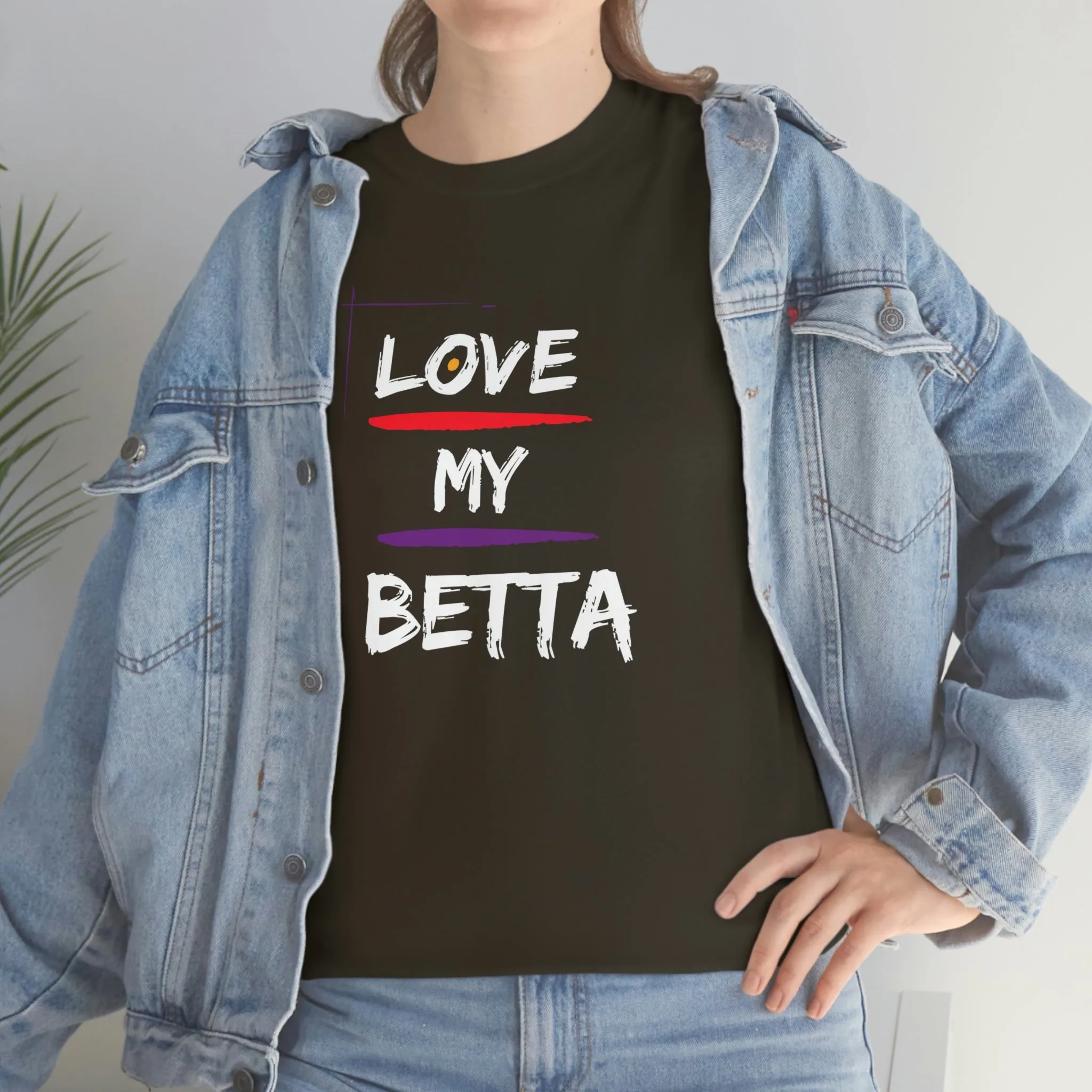 Love My Betta Heavy Cotton T-Shirt