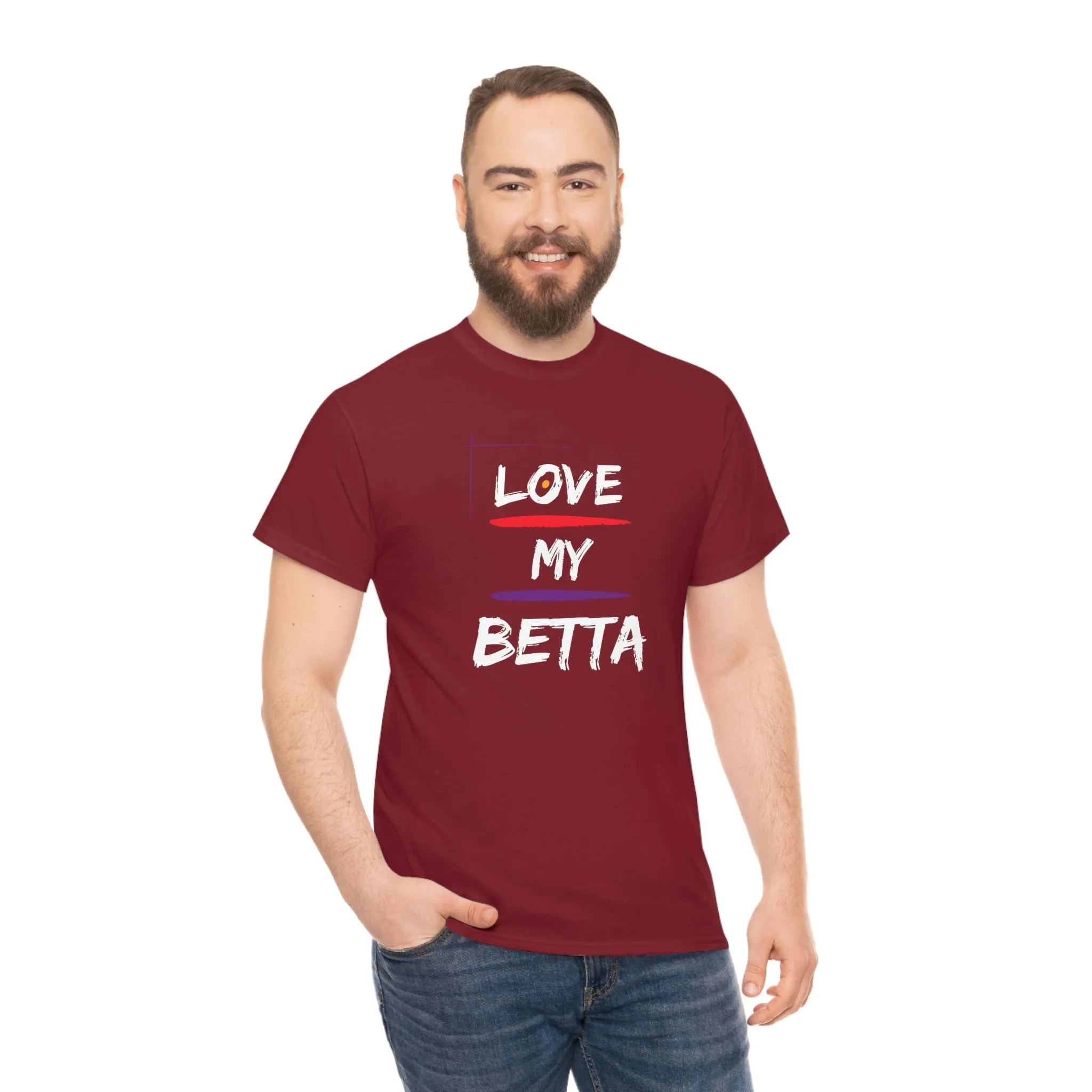 Love My Betta Heavy Cotton T-Shirt