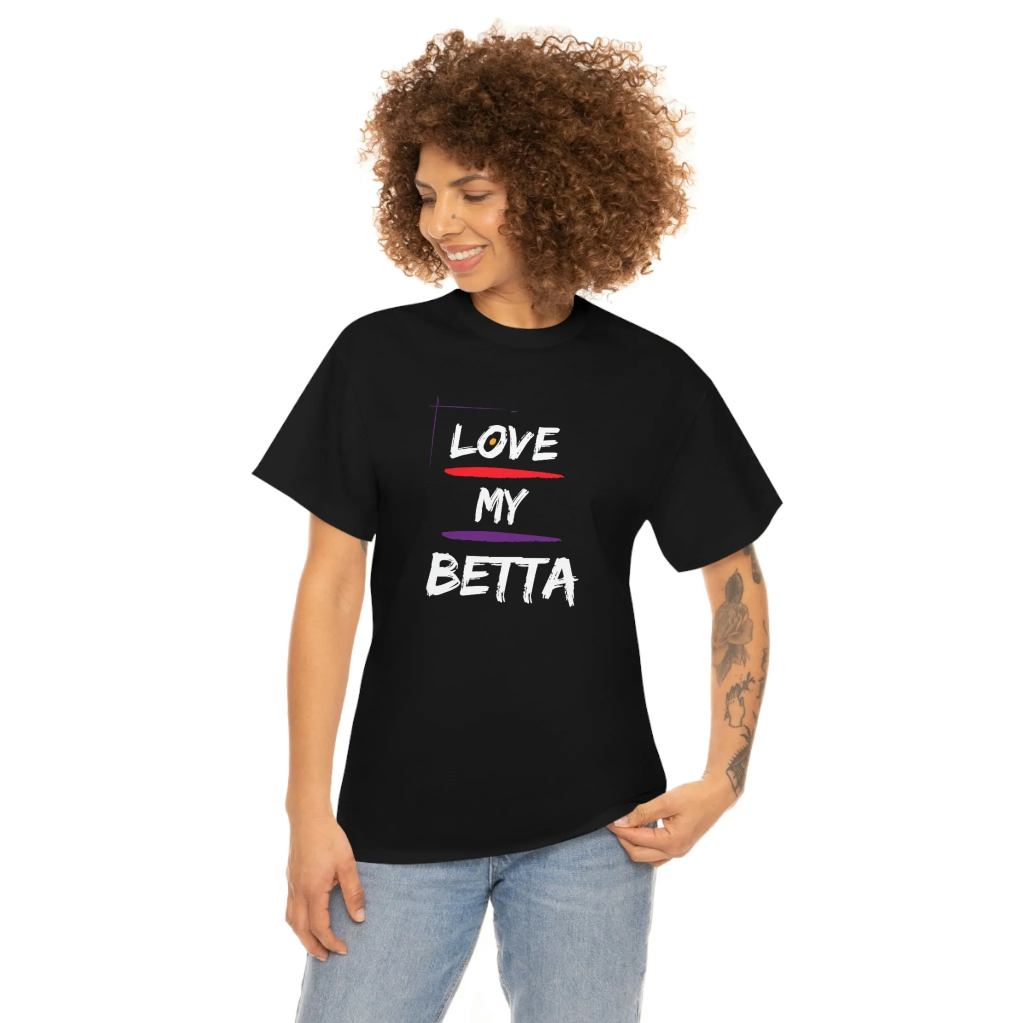 Love My Betta Heavy Cotton T-Shirt