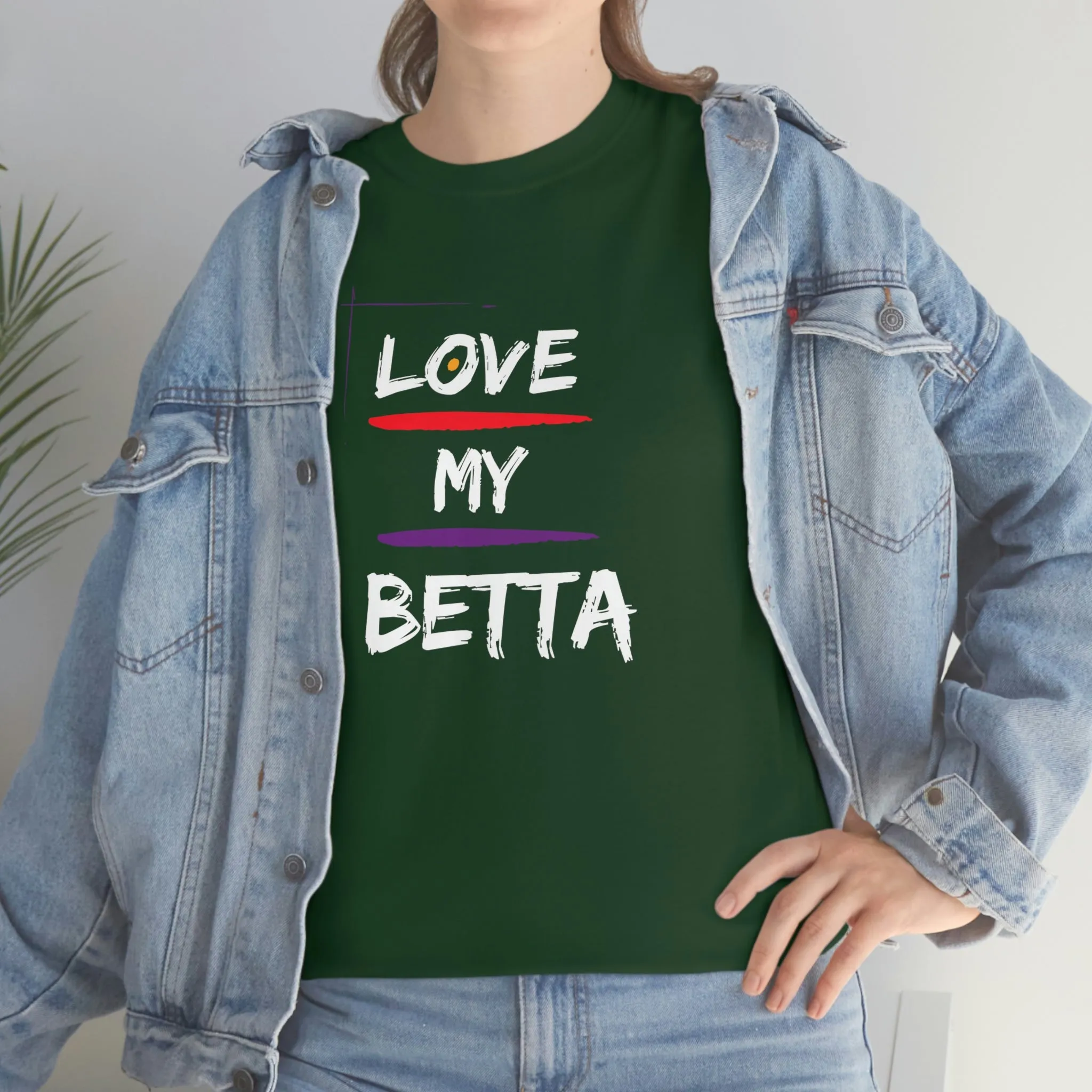 Love My Betta Heavy Cotton T-Shirt