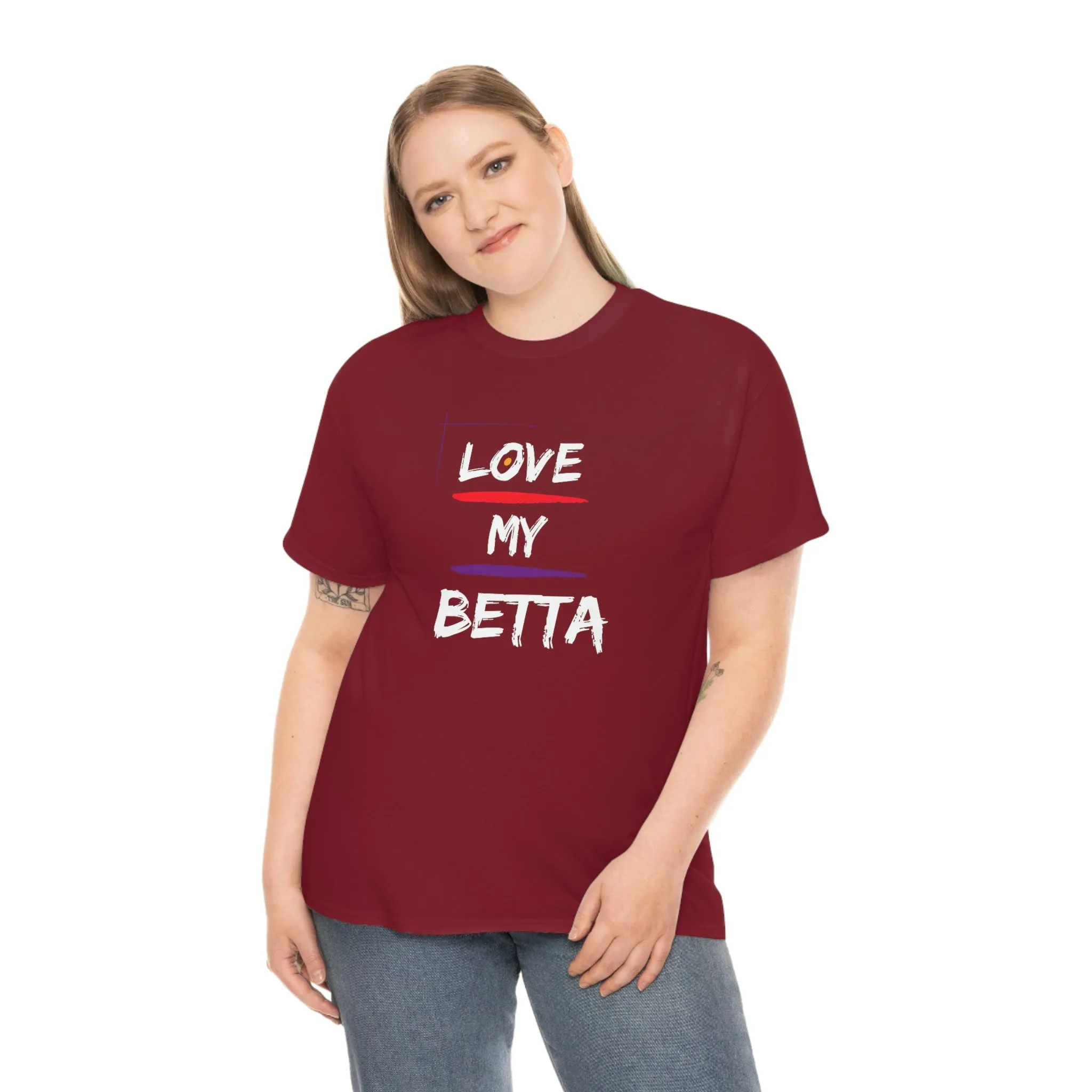 Love My Betta Heavy Cotton T-Shirt