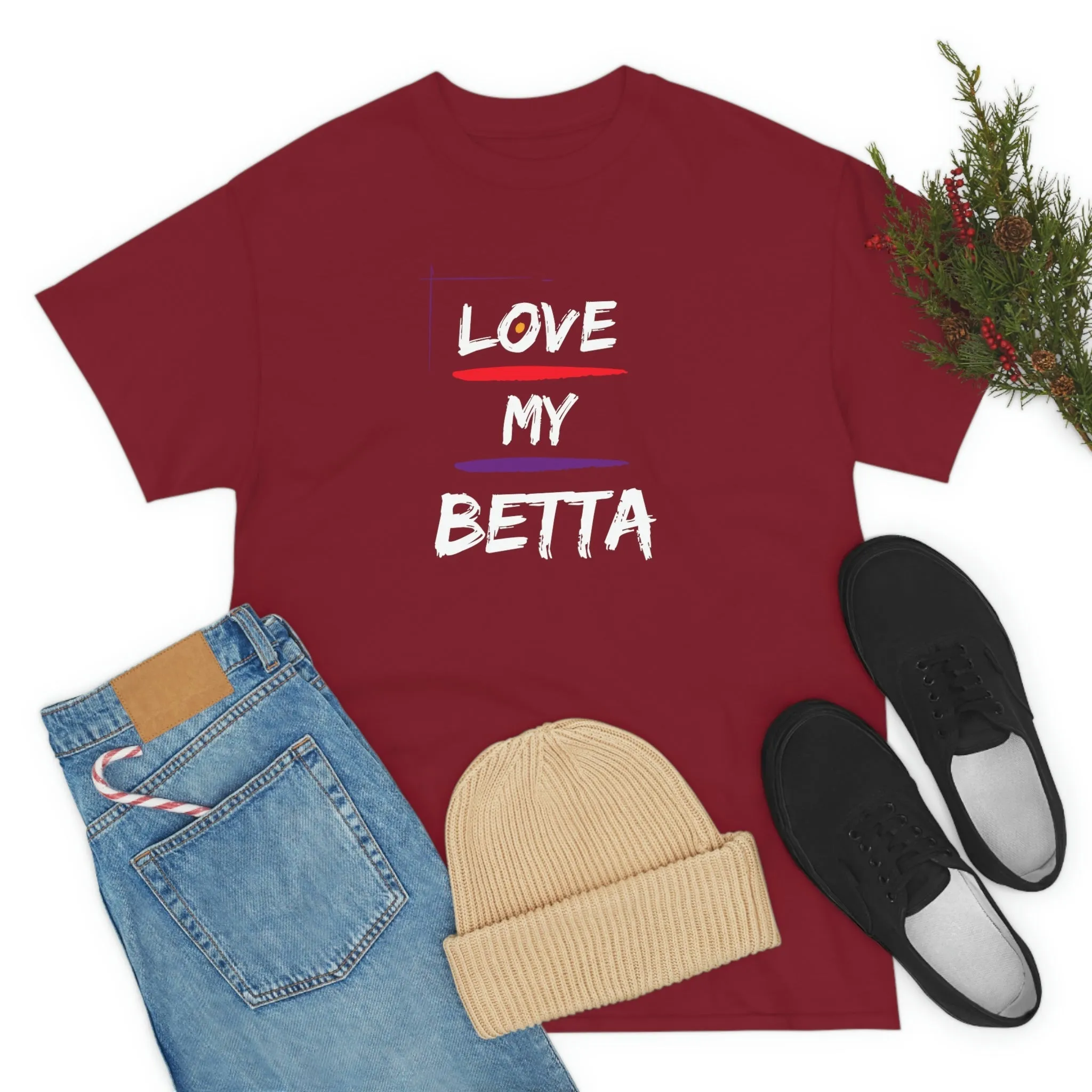 Love My Betta Heavy Cotton T-Shirt