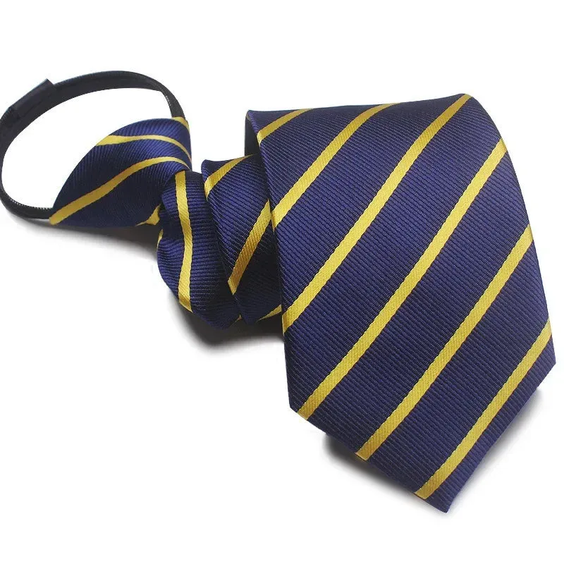 MC - Plaid Skinny Tie: 8cm, slim design, ideal accessory for business and wedding events