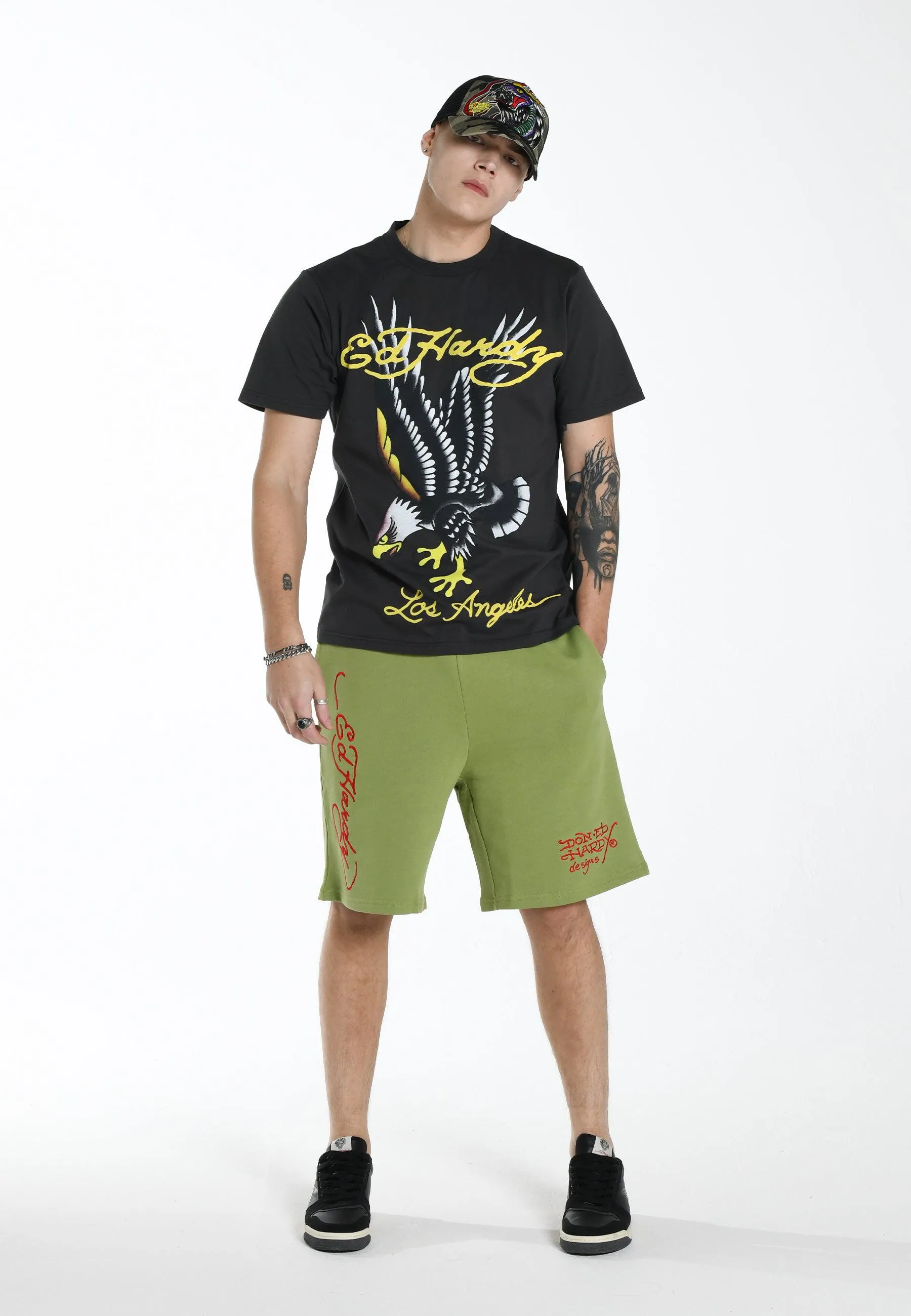 Mens Glide-Eagle T-Shirt - Charcoal