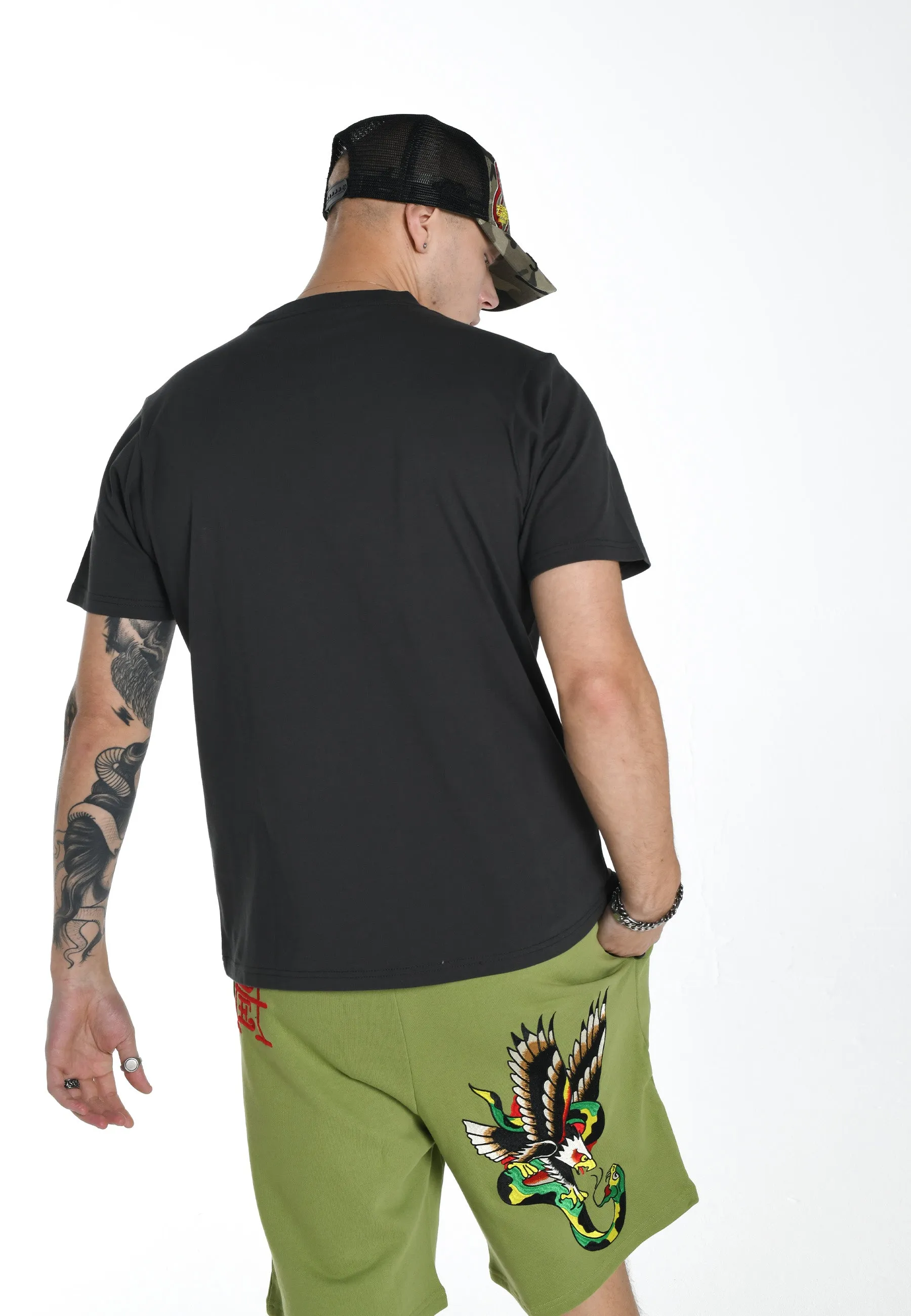 Mens Glide-Eagle T-Shirt - Charcoal