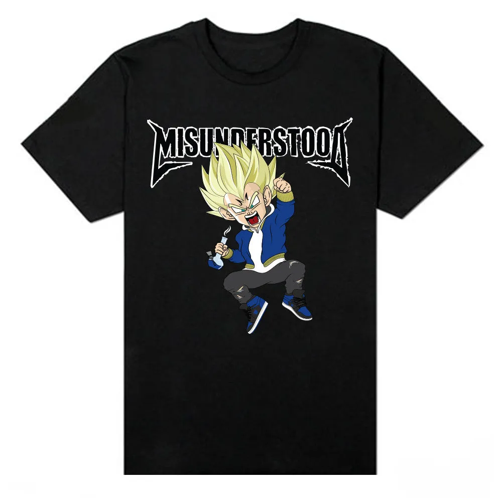 Misunderstood Vegeta Black Tee