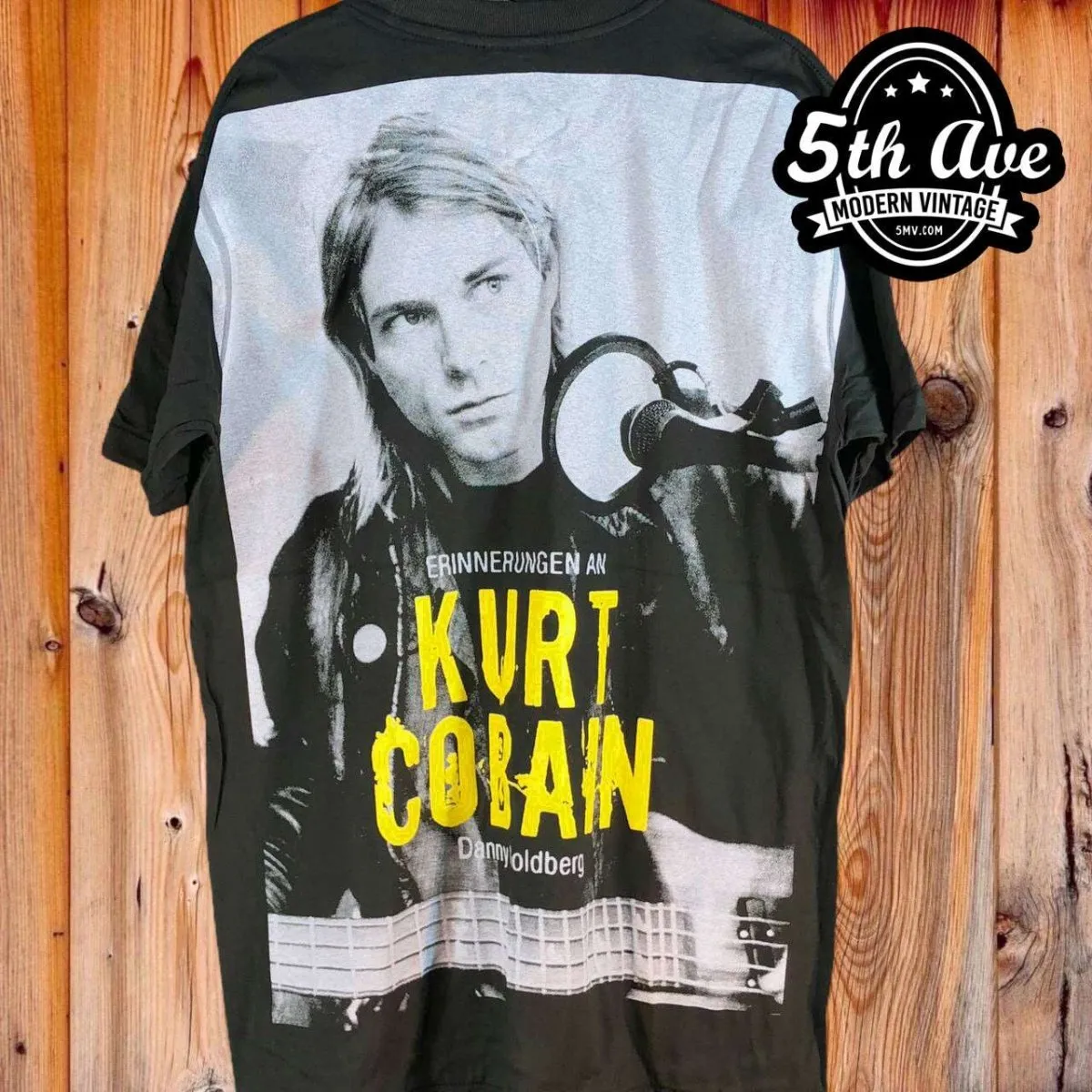 Nirvana Erinnerungen an Kurt Cobain - AOP all over print New Vintage Band T shirt