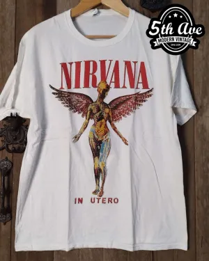 Nirvana In Utero Tour - New Vintage Band T shirt