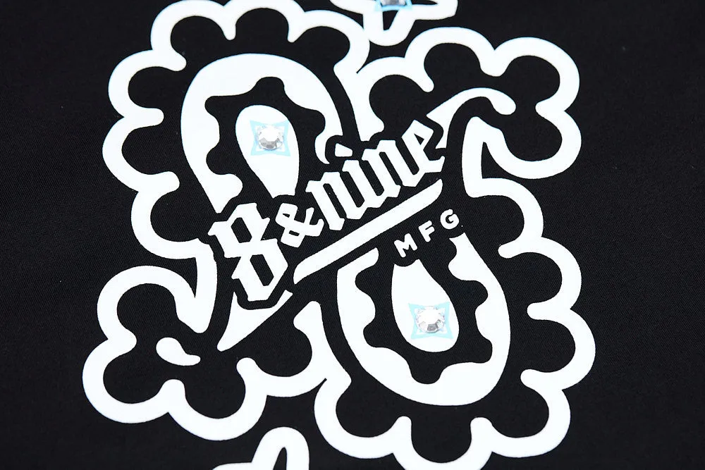 Nol Paisley T Shirt Black