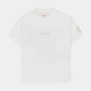 Paris Saint Germain Heritage '85 Mens Short Sleeve Shirt (Beige)