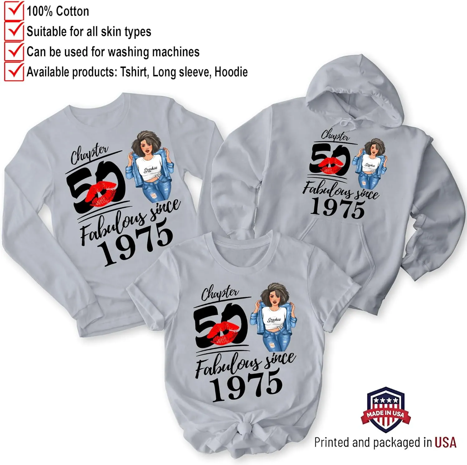 Personalized Birthday Shirts for Woman, Birthday Gifts for Her, Custom Photo Birthday Shirt, Its My Birthday Shirt Women