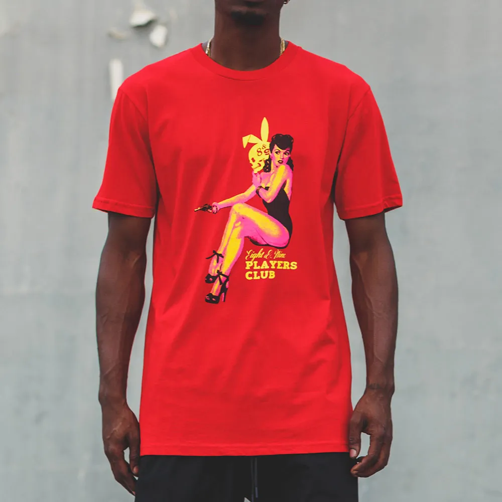 Players Club T Shirt Red