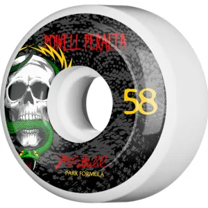 Powell Peralta Mcgill Skull & Snake PF 58mm White Black Skateboard Wheels