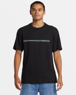 Quiksilver Speed Stripe T-Shirt - BLACK