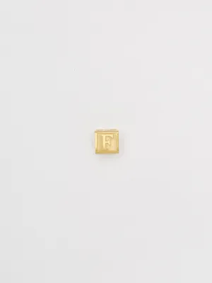 "F" Letter Block