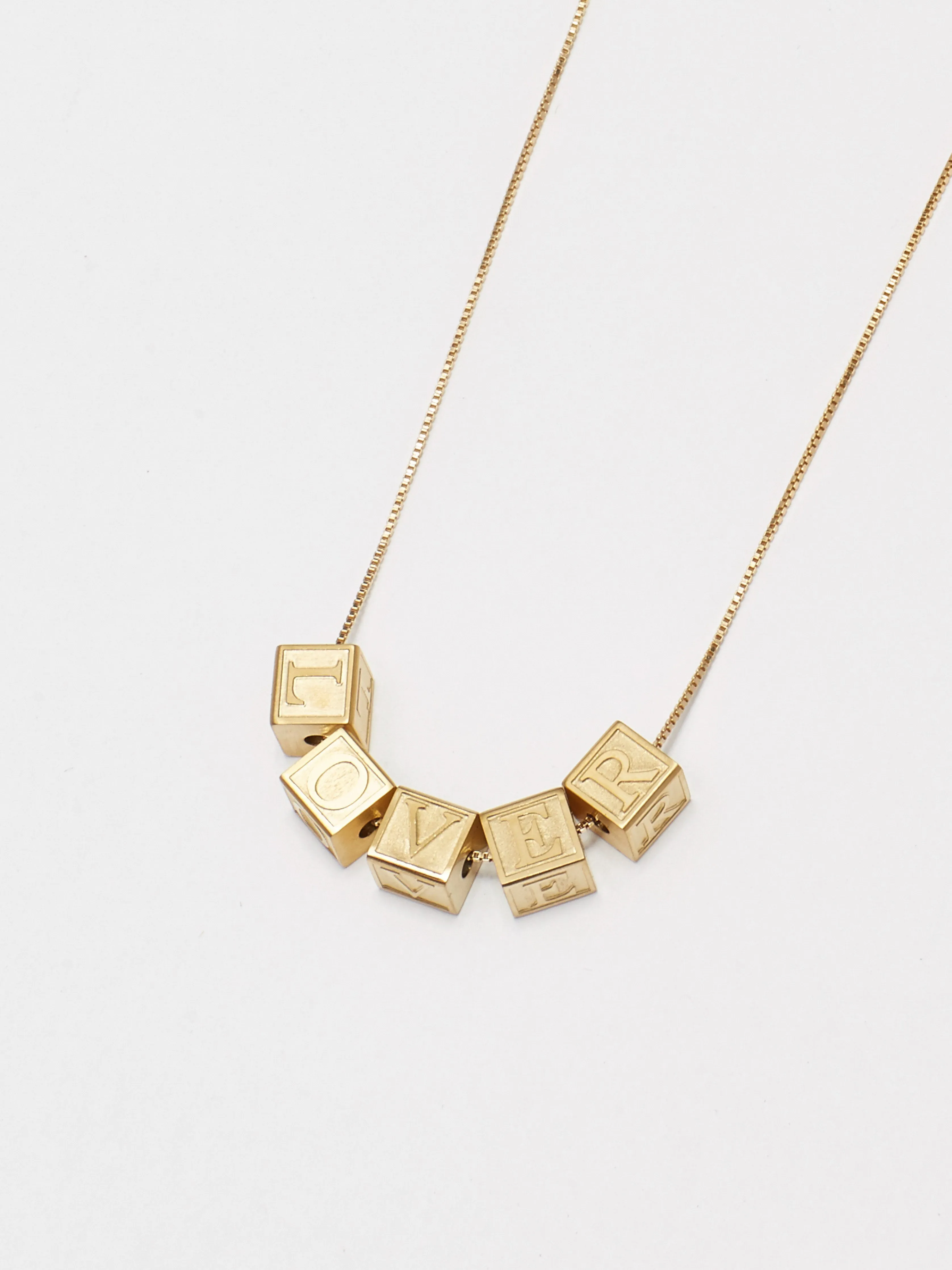 "F" Letter Block