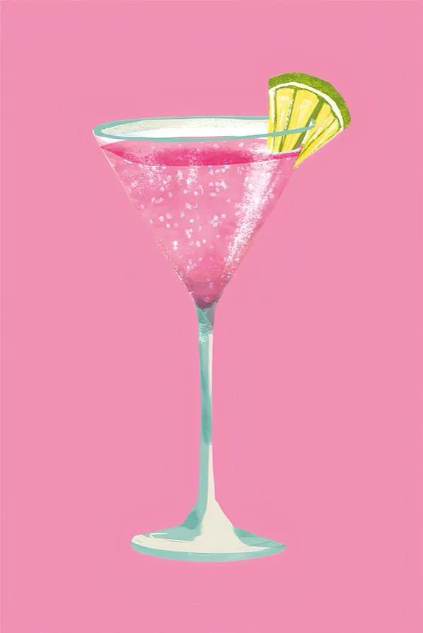 Roze Glitter Cocktail