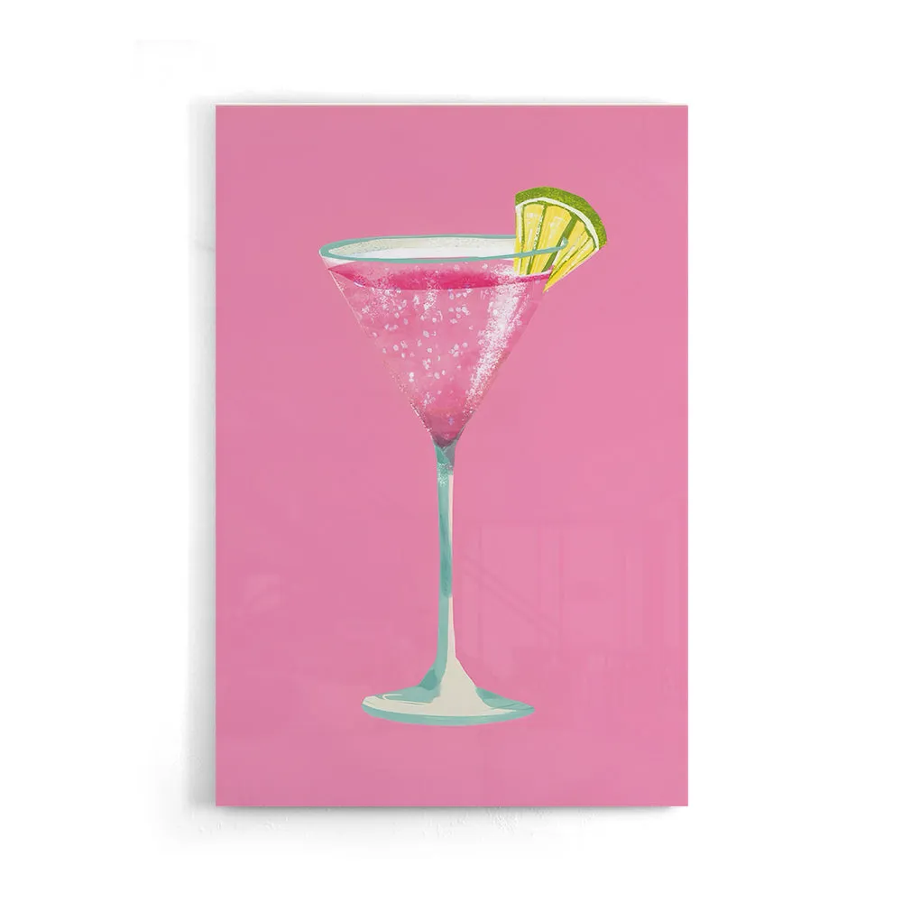 Roze Glitter Cocktail