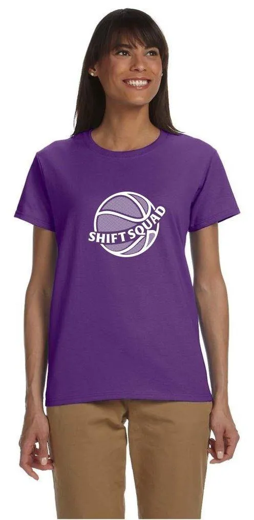 Shiftsquad Womens Basketball T-shirts Fall and Winter line