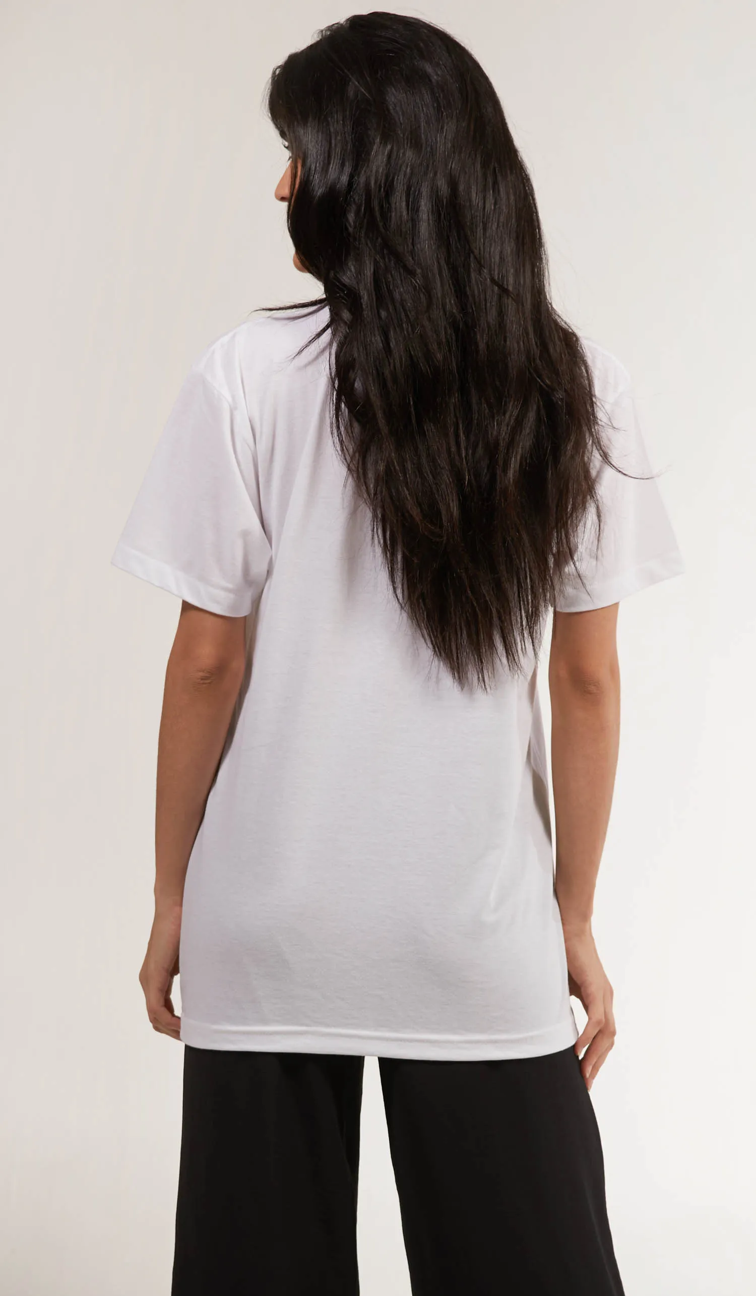 Short Sleeve Unisex T Shirt - Prism - White