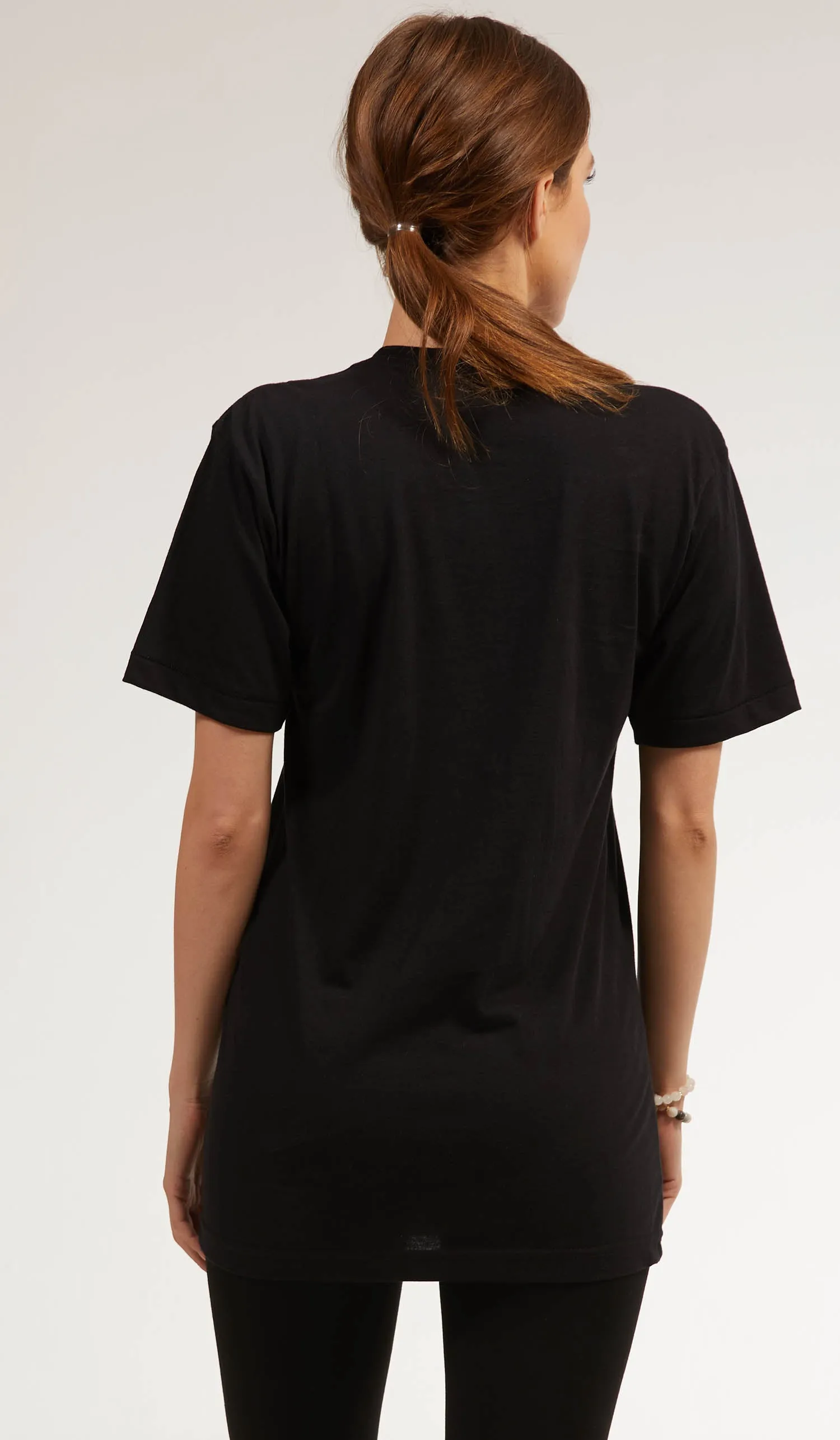 Short Sleeve Unisex T Shirt - Salam - Black