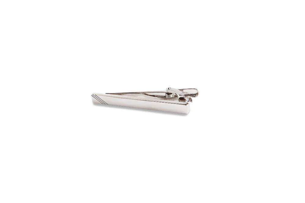 Silver Engravable Tie Bar