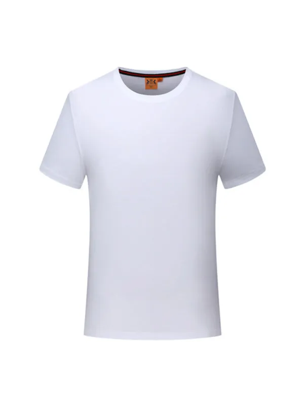 Simple, casual, solid color short-sleeved T-shirts for men and women