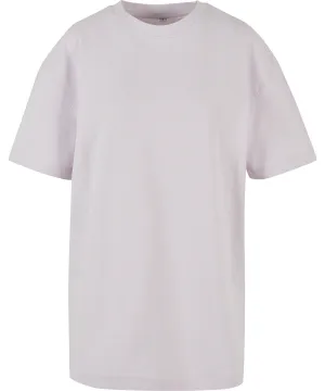 Soft Lilac - Women's oversized boyfriend tee