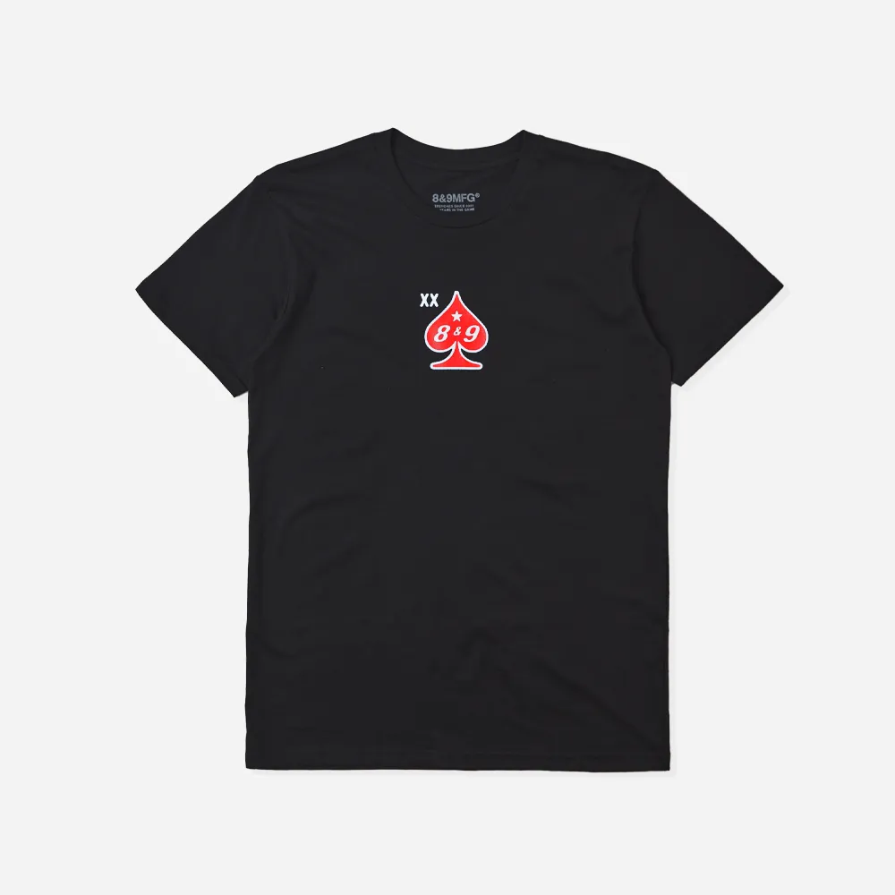 Spades T Shirt Black
