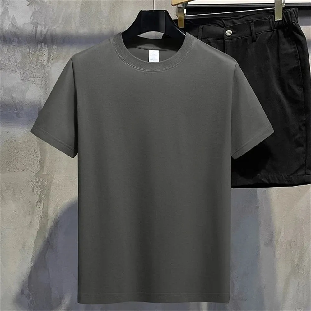 Summer Cotton Solid Color Blank T-shirts