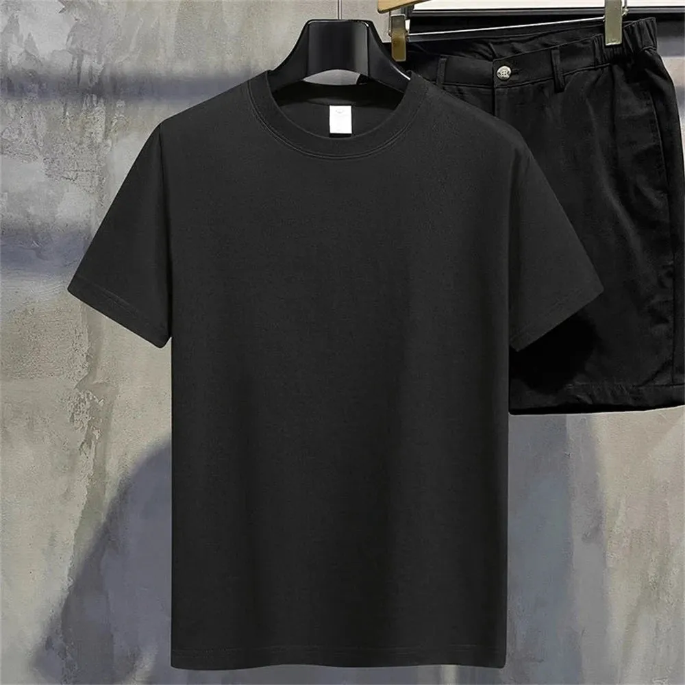 Summer Cotton Solid Color Blank T-shirts