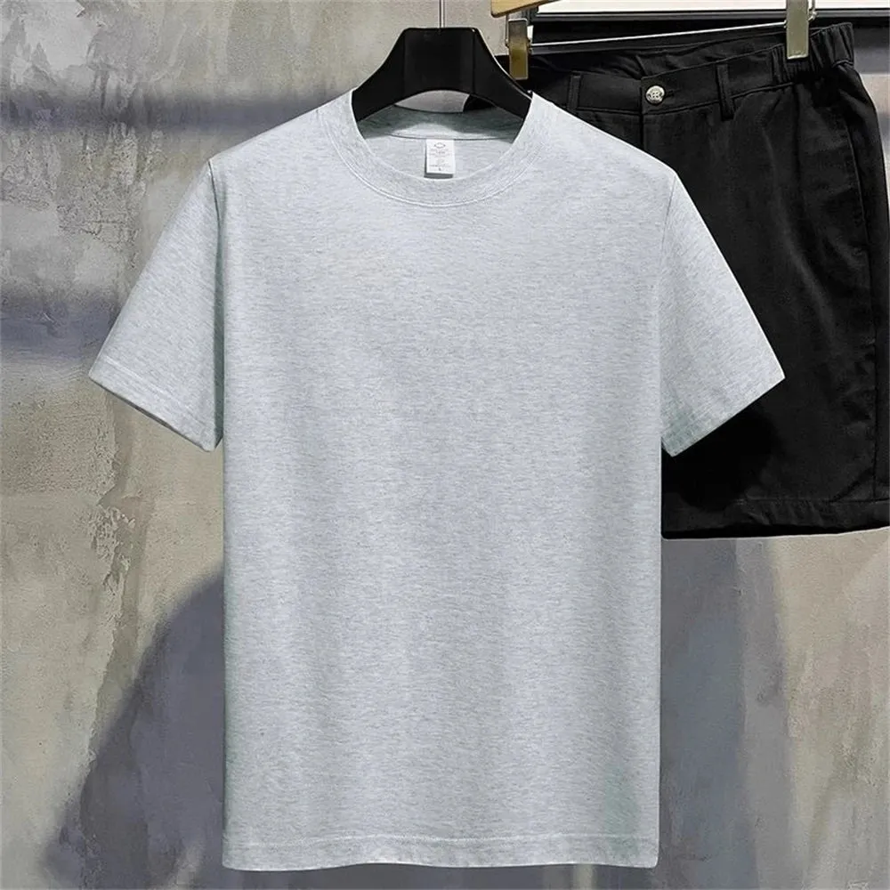 Summer Cotton Solid Color Blank T-shirts