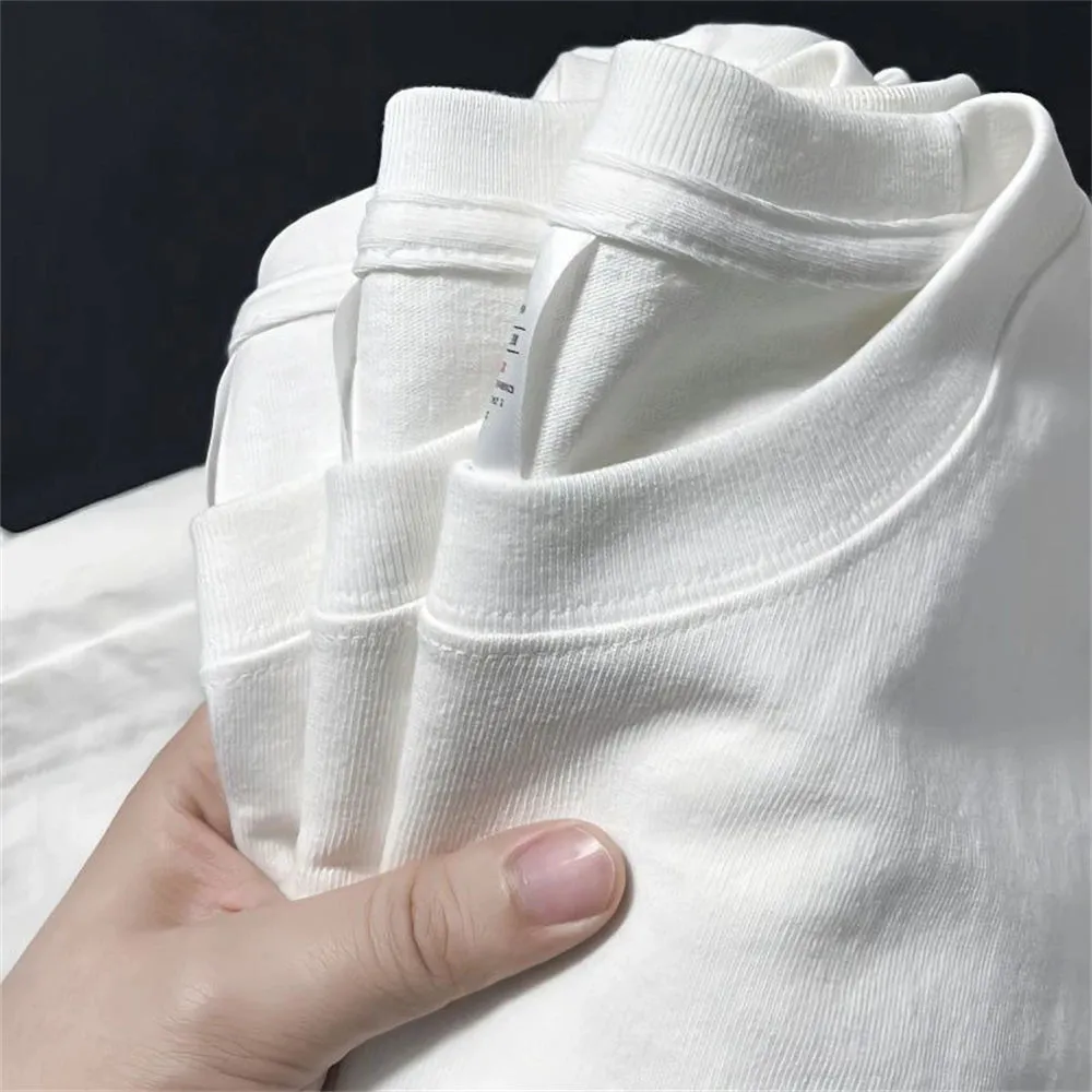 Summer Cotton Solid Color Blank T-shirts