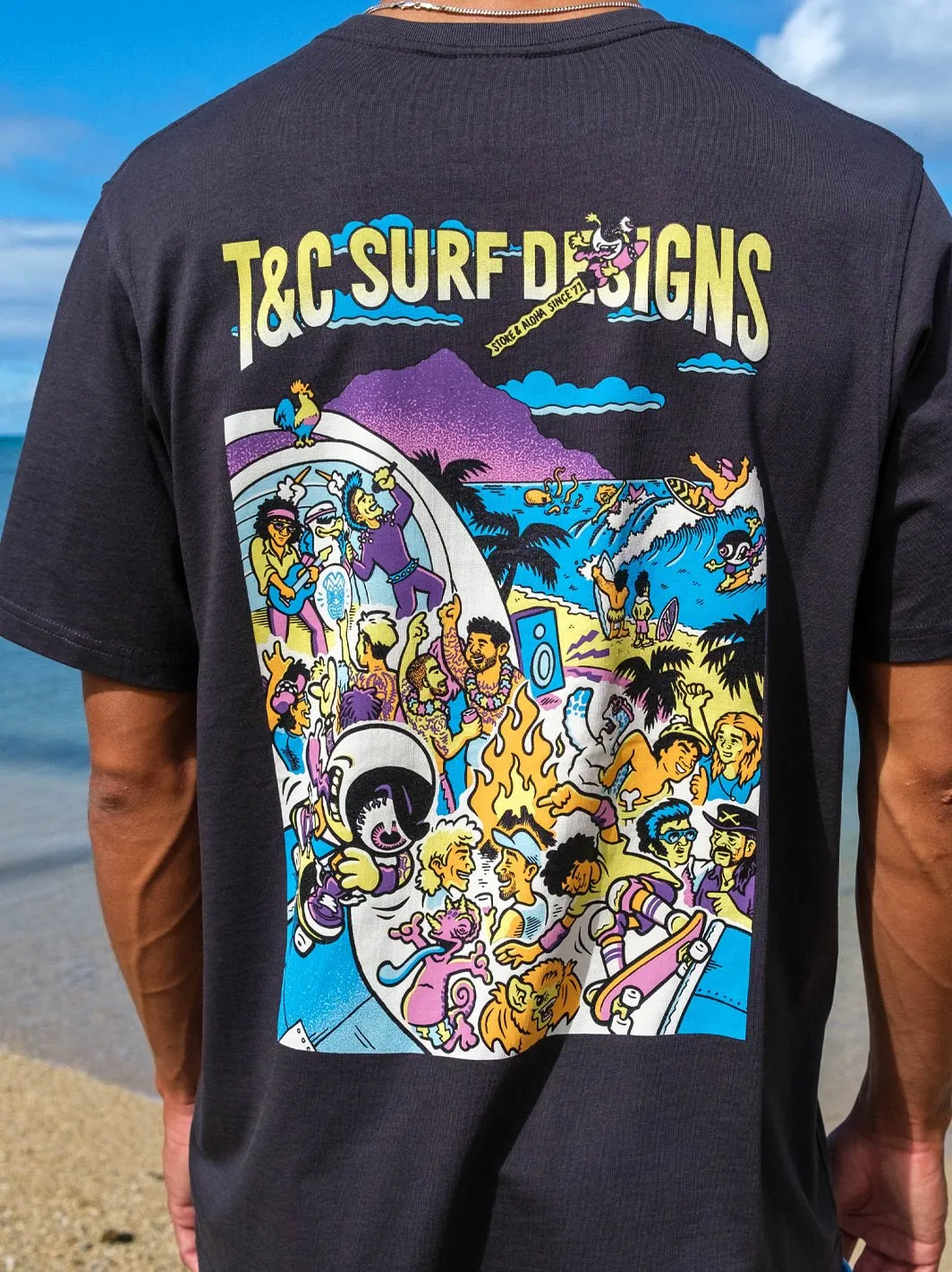 T&C Surf Europe Jon Scene Tee