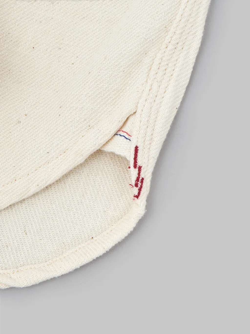 The Flat Head Twill Work Shirt Ivory