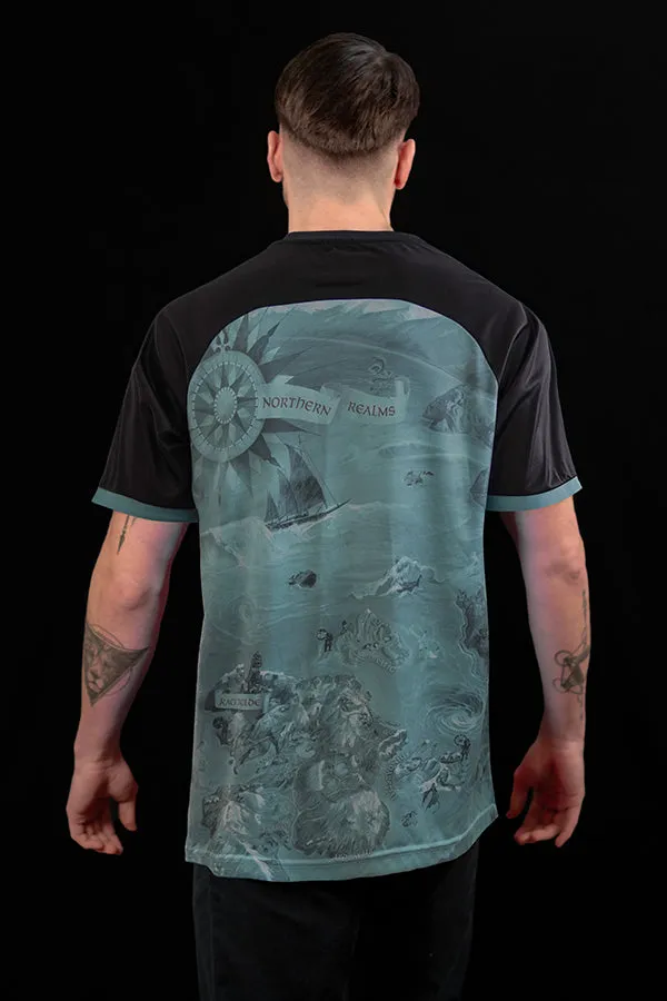 THE WITCHER TEAM JERSEY MAP SHIRT