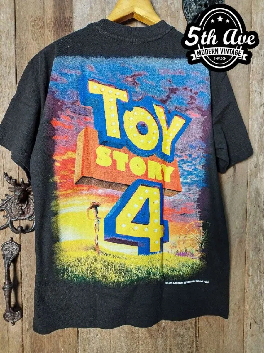 Toy Story 4 - AOP all over print New Vintage Animation T shirt