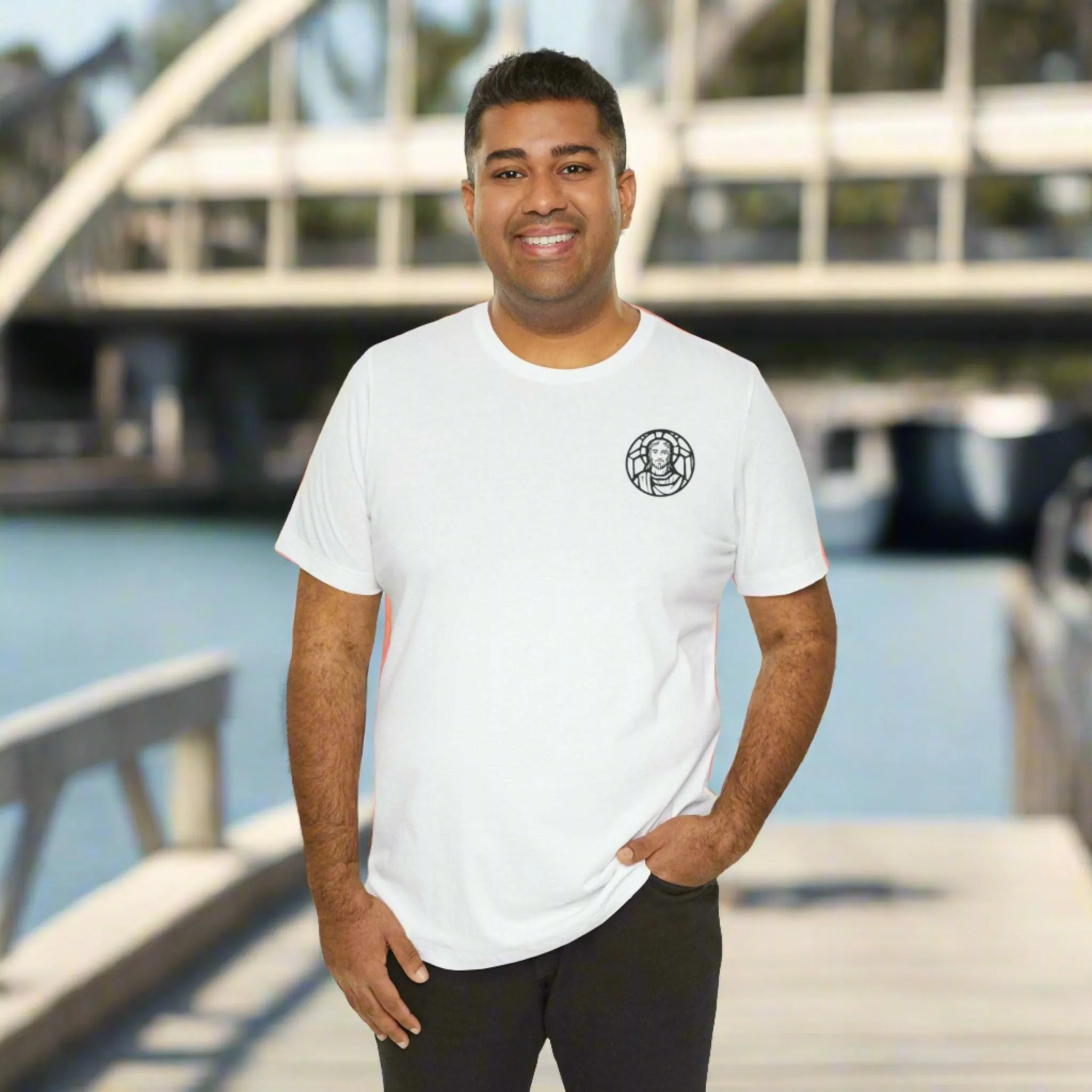 Unisex Jersey Short Sleeve Tee | Celebrate Your Faith: Jesus is Love