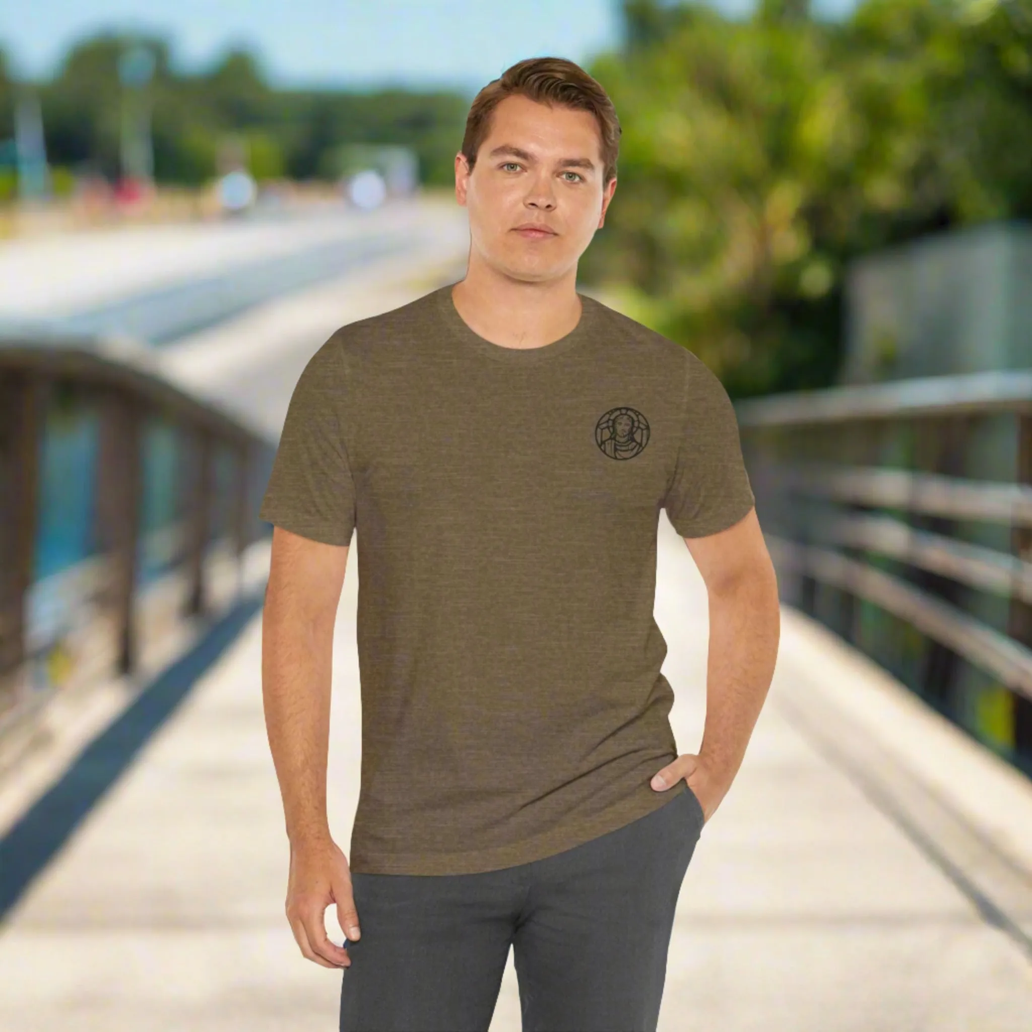 Unisex Jersey Short Sleeve Tee | Celebrate Your Faith: Jesus is Love